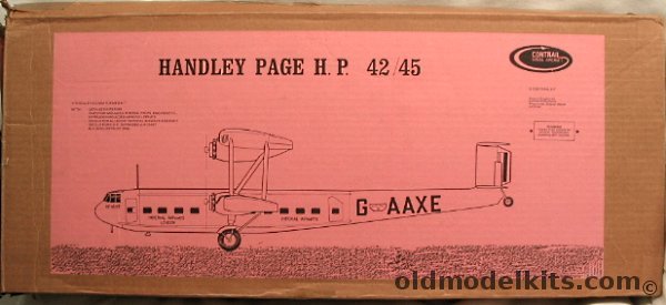 Contrail 1/72 Handley Page HP 42 / 45 Heracles Imperial Airways or RAF plastic model kit